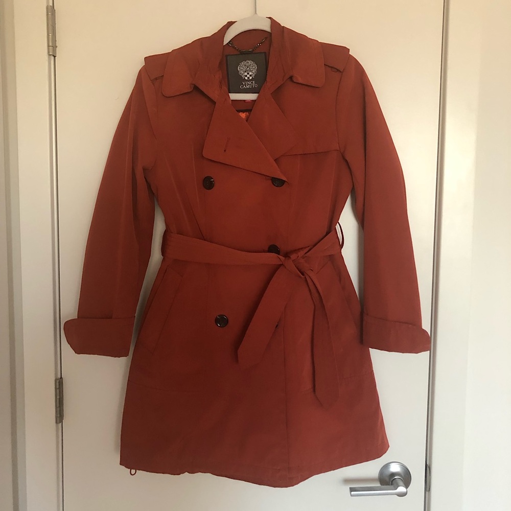Vince Camuto Trench Coat - Burnt Orange - Size Small